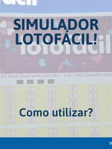 palpite da lotofácil|Simulador da Lotofácil .
